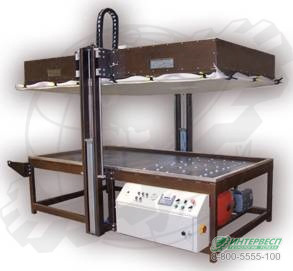 Термовакуумные пресса VPF-2-2600, VPF-2-3000 для 3D облицовки изделий пленкой ПВХ 