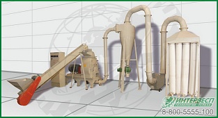 Мельница для производства древесной муки